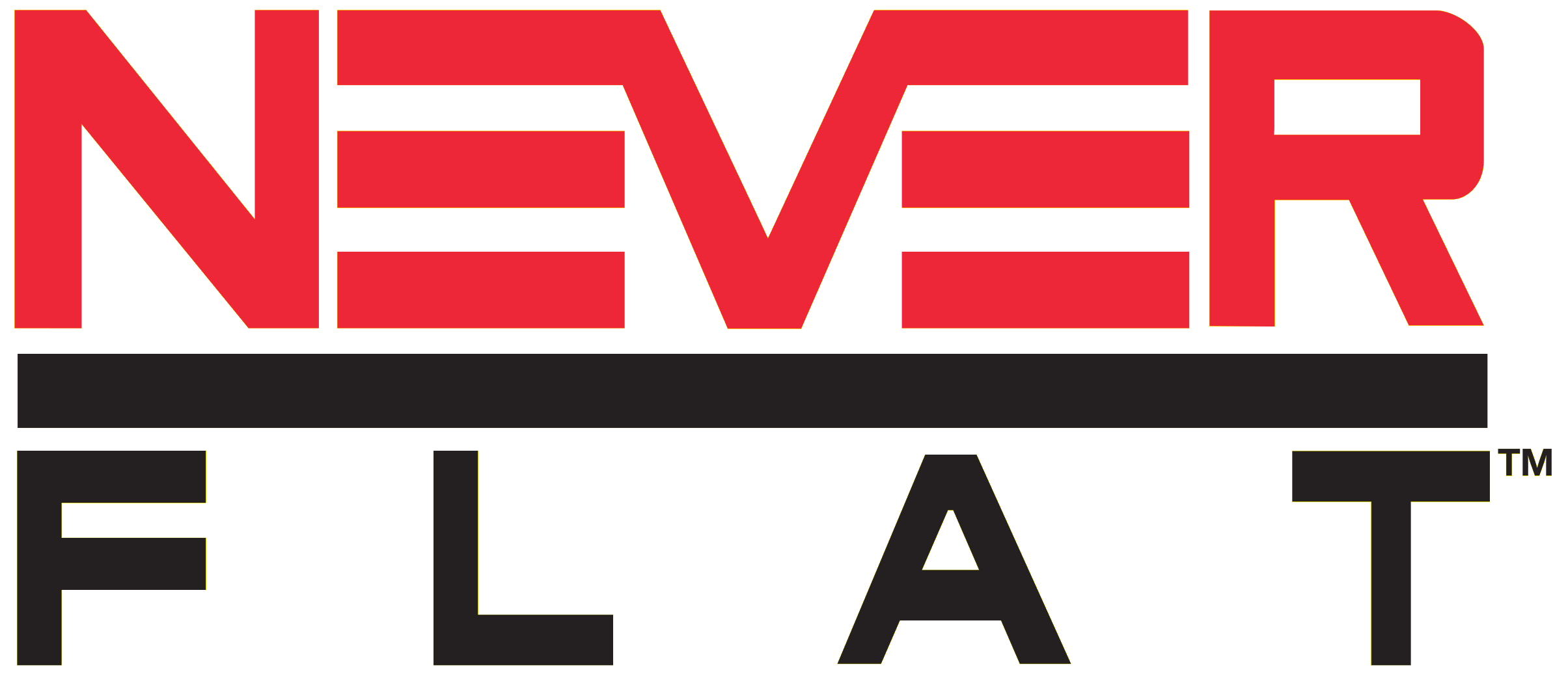 Never Flat Logo
