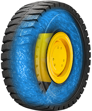 Tyrfil Reseal in tyre